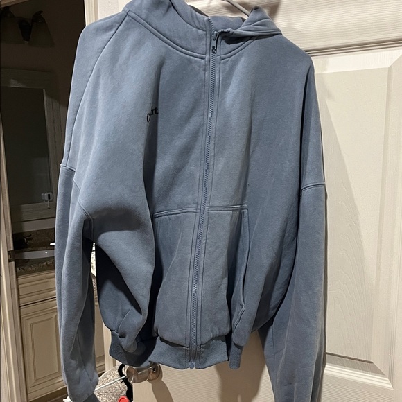 Comfrt Jackets & Blazers - Women's Blue Zip-Up Hoodie